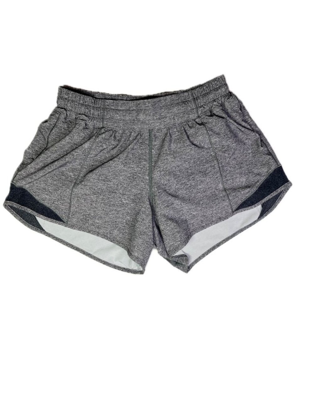 Lululemon Size 6 Hotty Hot Grey Shorts W7ATLT